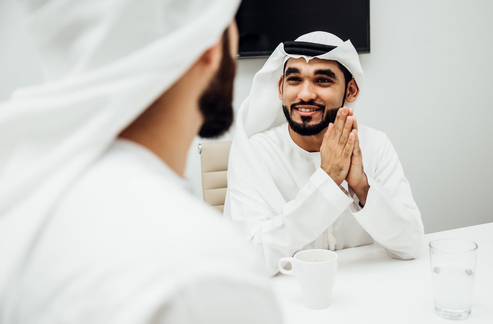 Arabic business team in the office